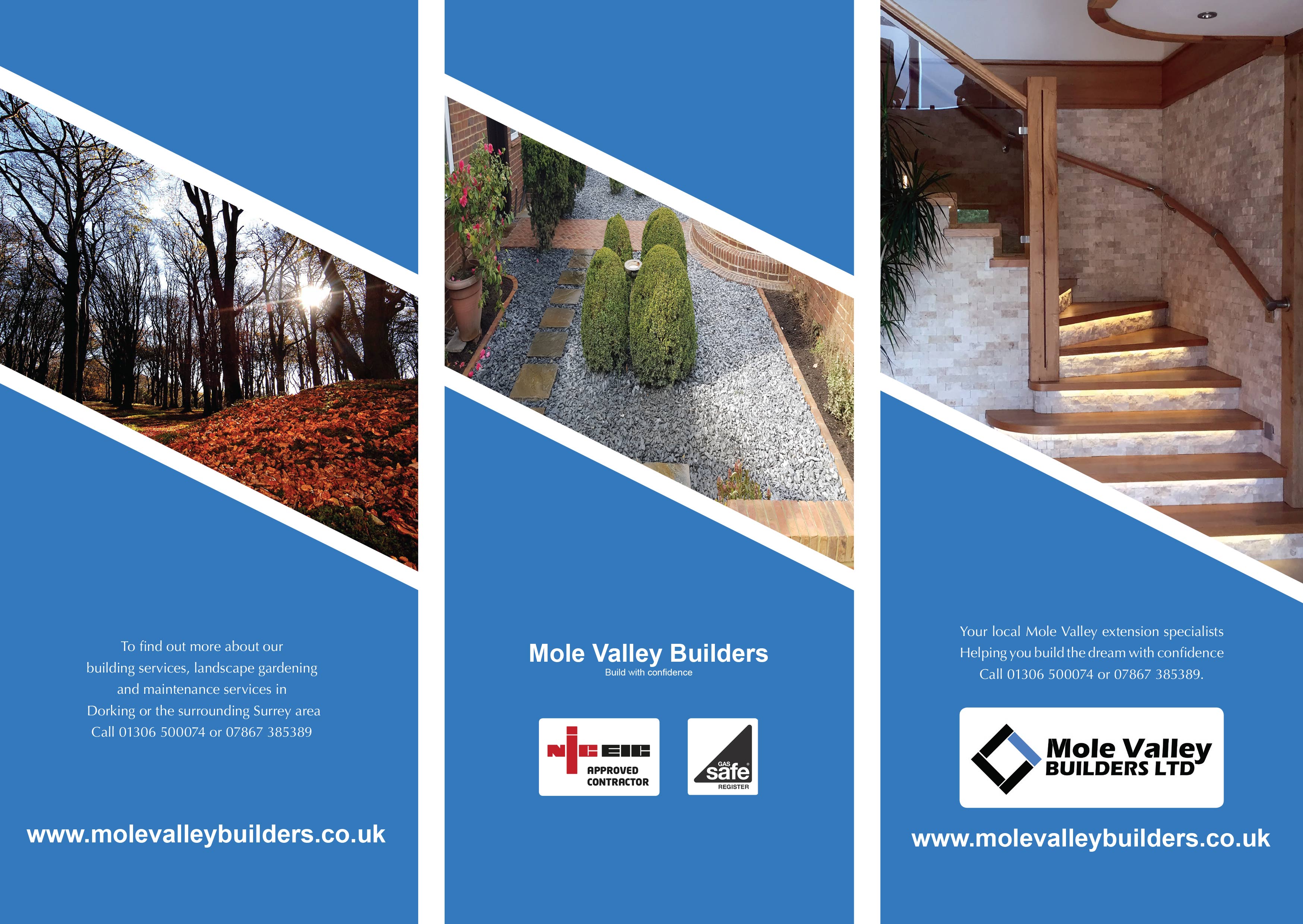 print image Mole Valley Builders leaflet